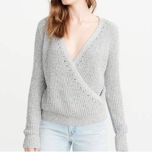 NWOT Abercrombie Crossover Wrap Sweater